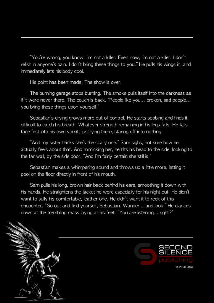 Half God, Half Devil - back cover